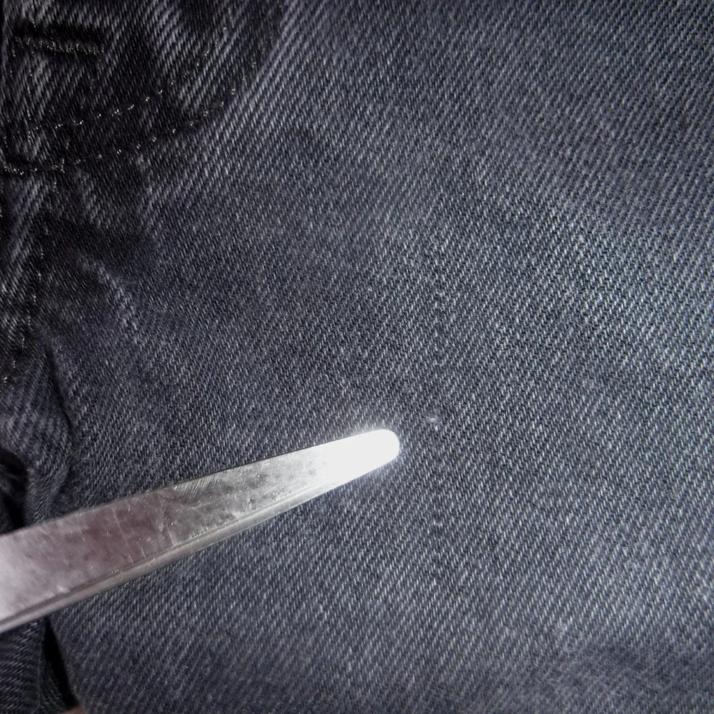 Levis 501 Original Fit Mens‎ Black Straight Leg Button Fly Denim Jeans 32x30